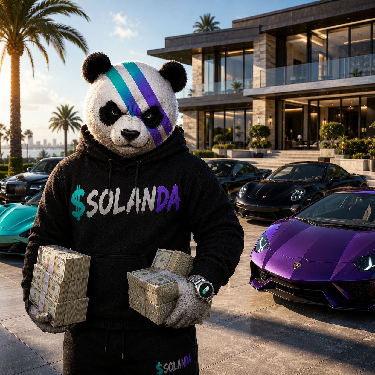 Solanda the confident panda